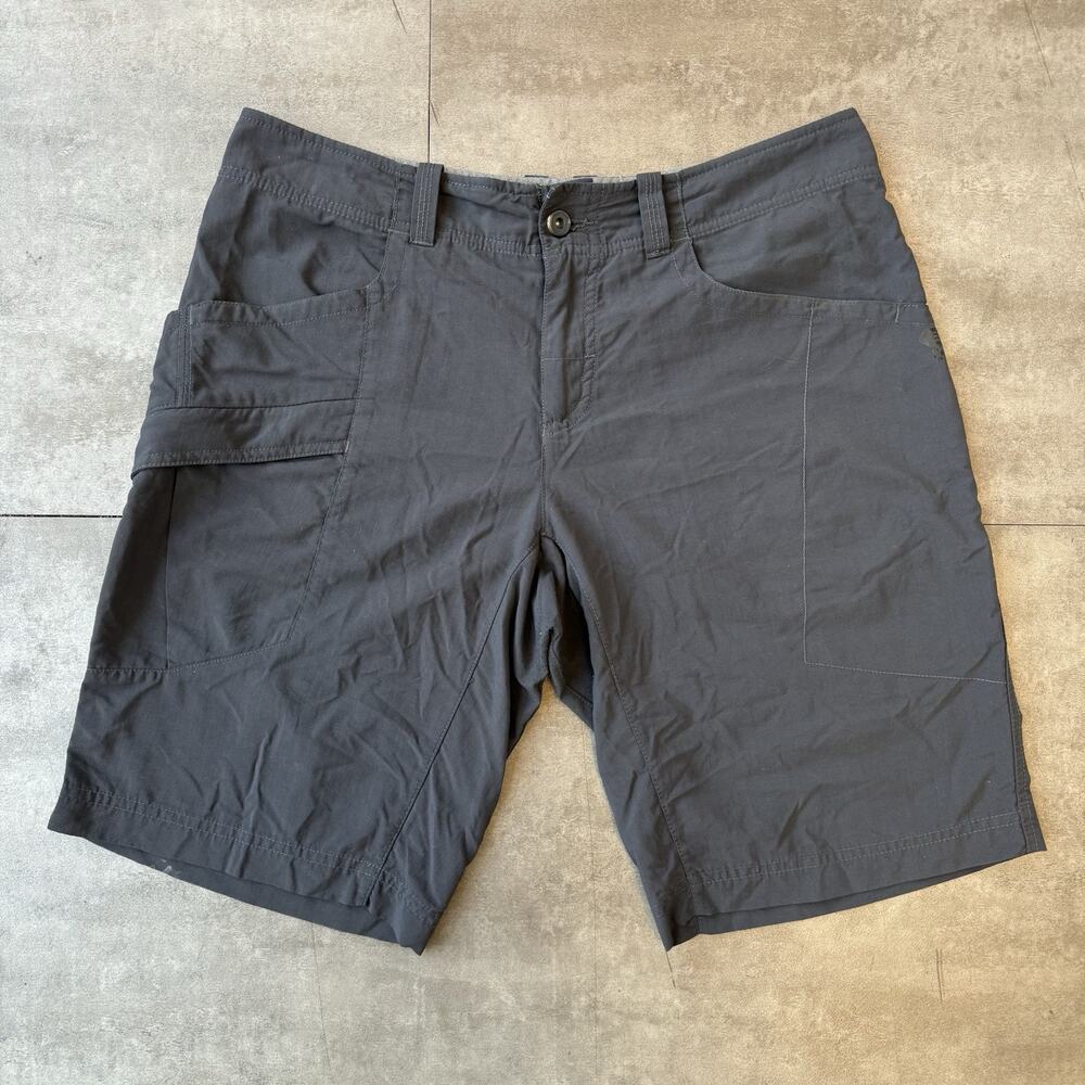 Mountain Hardwear Men's AP Shorts Size 30 Charcoal Gray Hiking Utility 10” - EUC